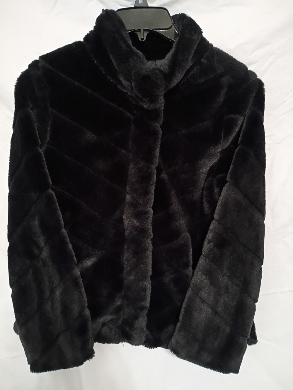Cavalini Black Faux Fur Teddy Jacket